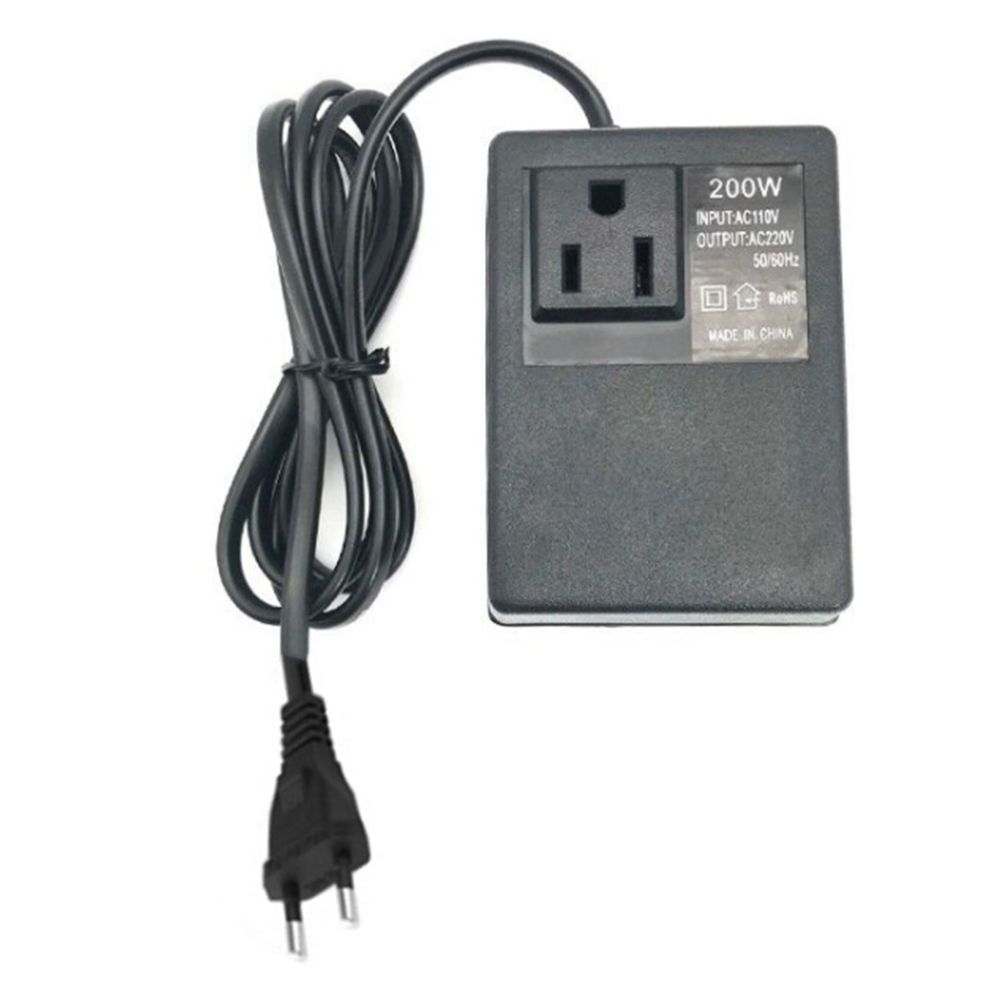 220V to 110V Voltage Converter  Transformer  Converter Step Down Voltage Converter  200W EU Plug