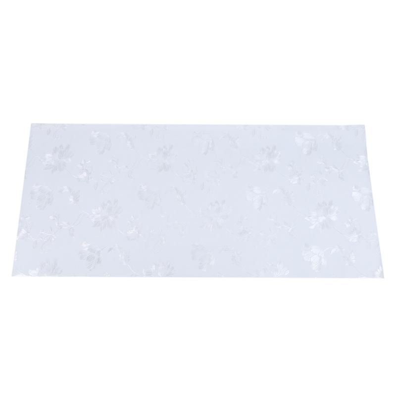 Premium No Glue 3d Static Decorative Frosted Privacy Window Films for Glass,17.7-by-39.3 Inches(45 x 100CM) Upgrade Version for Home Kitchen Office