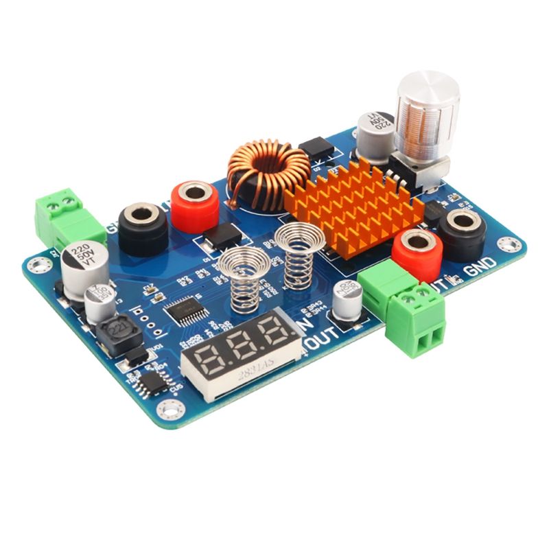 Version Buck Converter DC 5-32V to 5-45V 3A Adjustable Step Down Module with Voltage Display Touching Sensor Switch