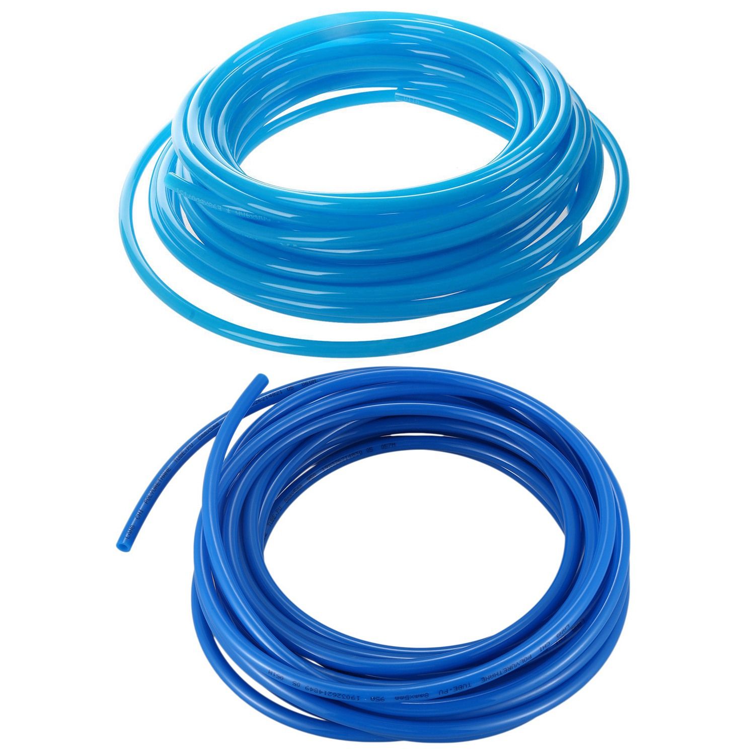 8mm(OD) x5mm(ID) PU Air Tubing Pipe Hose 10 Meter Blue & 10M 6mm x4mm Pneumatic Polyurethane PU Hose Tube Pipe Blue