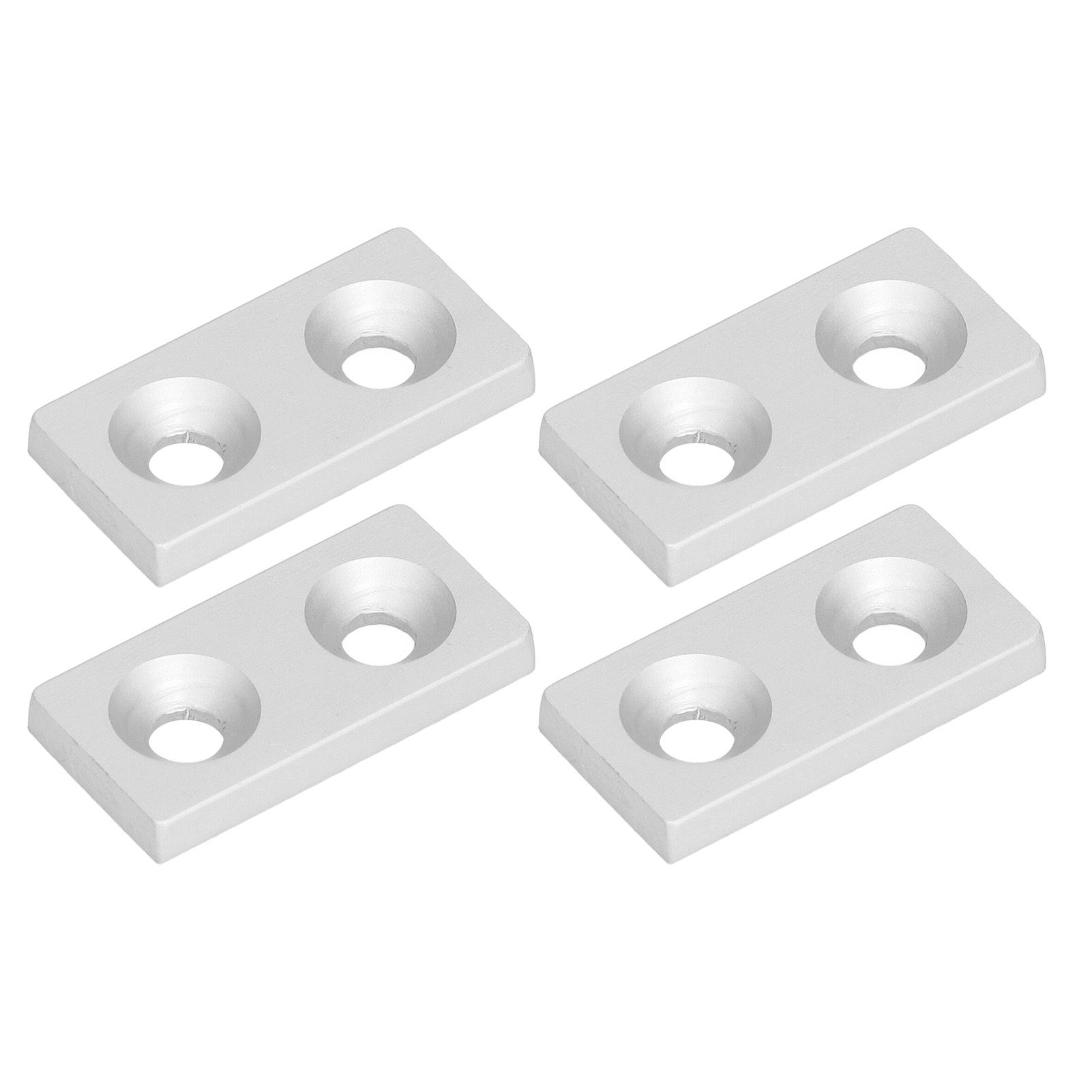 Buy Ying 10Pcs Aluminum Alloy End Cover Double Holes Plate for Profiles Frame CNC Machines