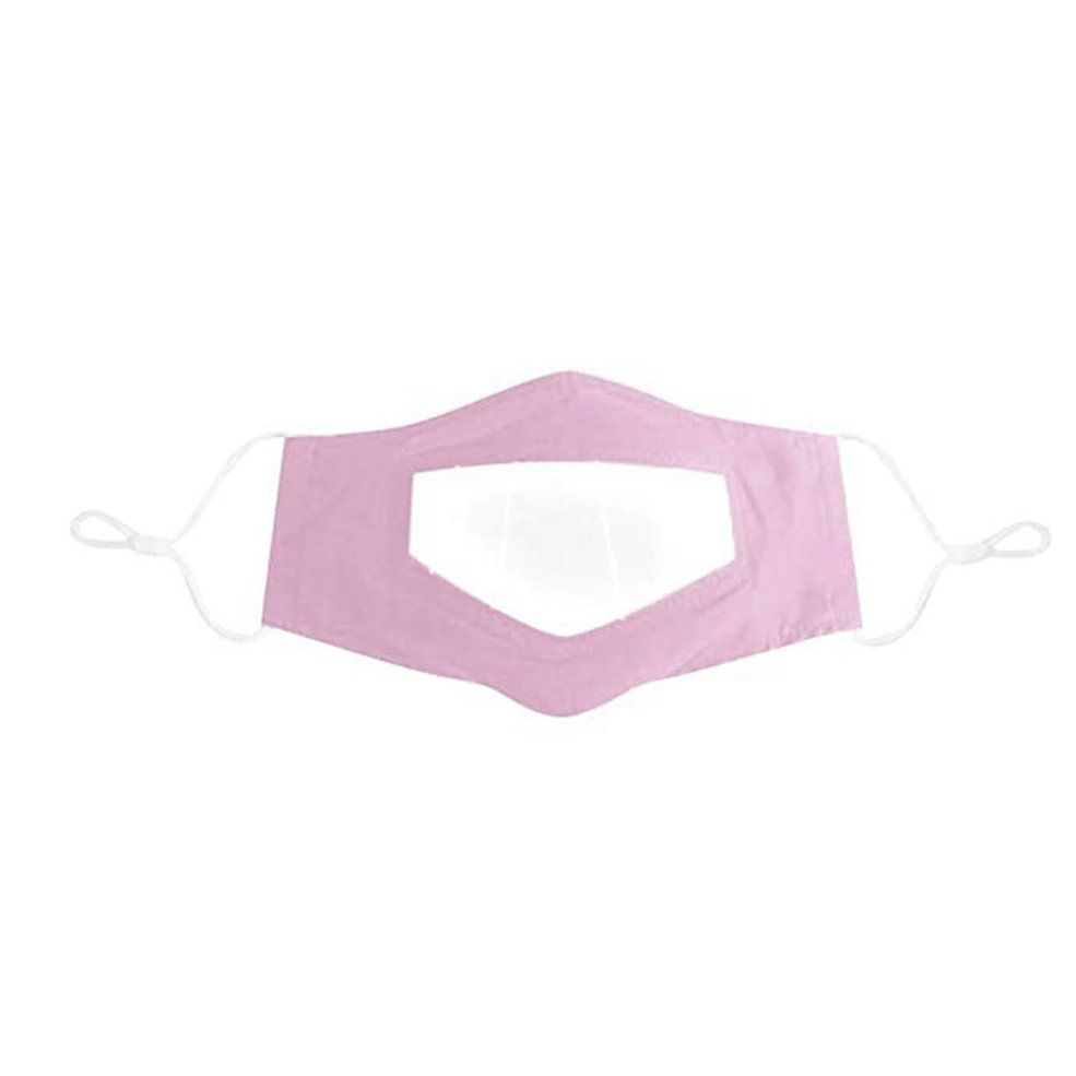 Reusable Face Filter Adjustable Mask Civil Lip Language Mask Transparent