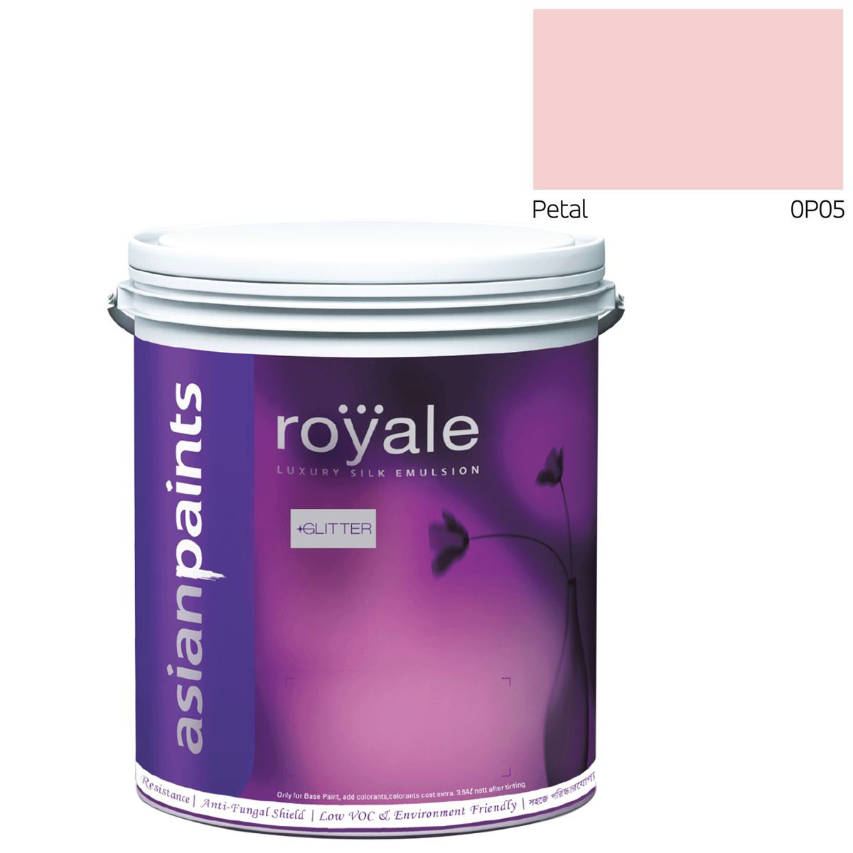 Asian Paints Royale Luxury Silk Emulsion Glitter (Gold) - Petal - 1L