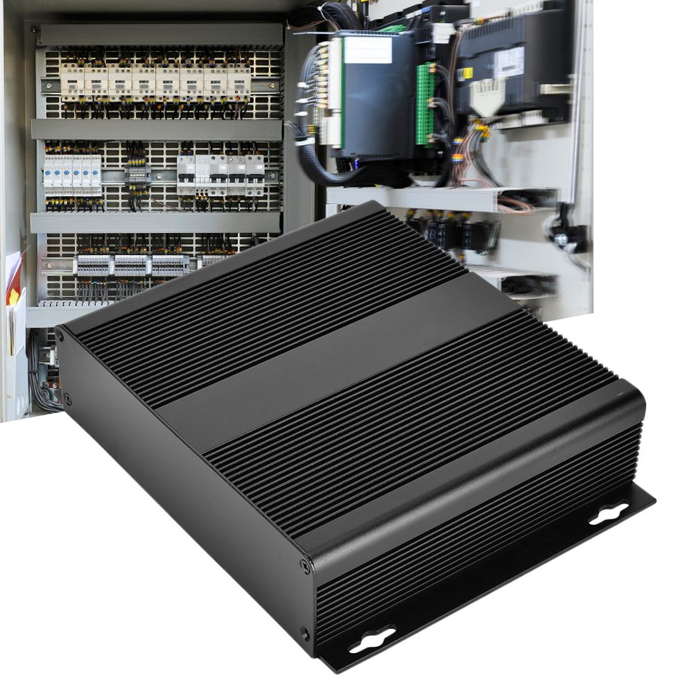 Aluminum Alloy Electronic Case Project Box Printed Circuit Board Protective 48 x 204 160mm