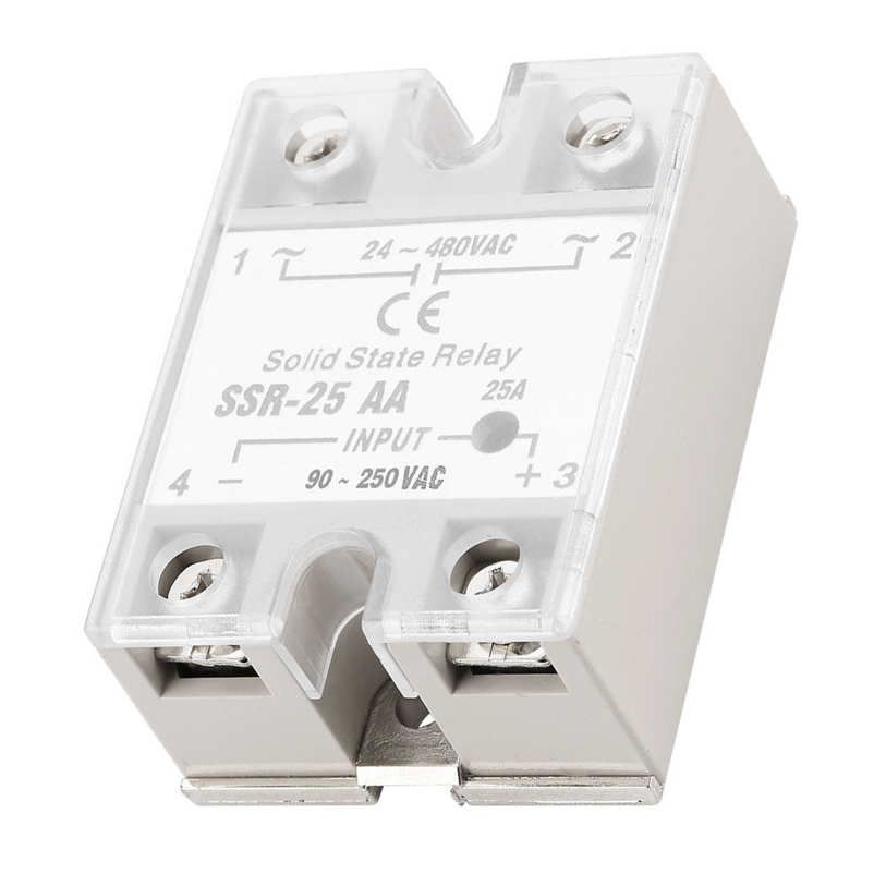 SSR-25 AA 25A Solid State Relay Module SSR - Input 90-250V Output 24-480V