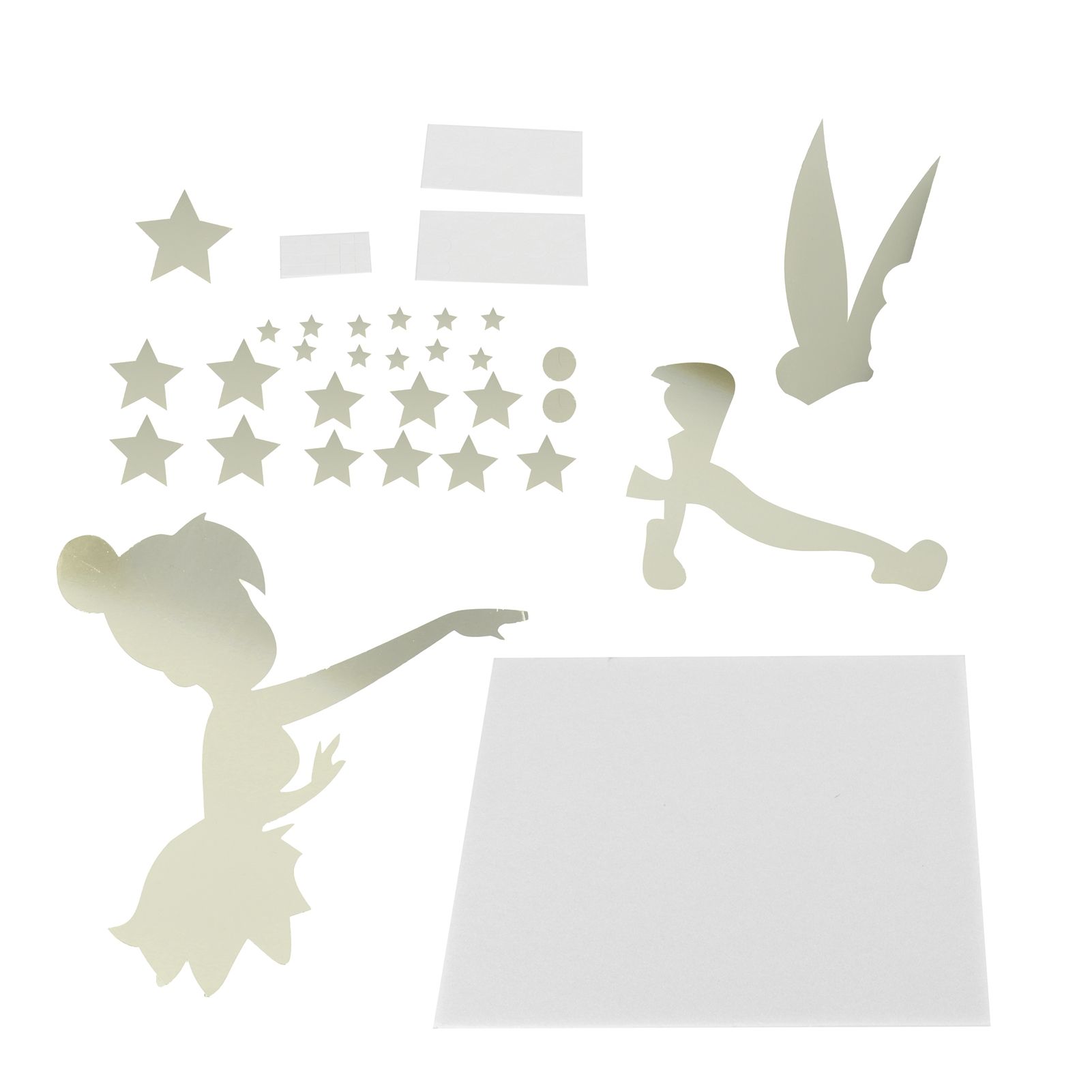 Cute Mirror Wall Sticker 3-Dimensional Decals Decor For Livingroom Bedroom