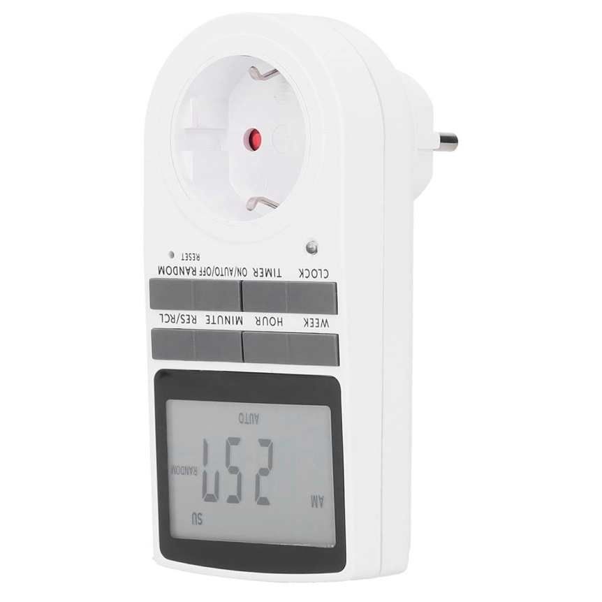 12/24 Hour LCD Display Timing Socket Plug Timer Switch For Kitchen App NE