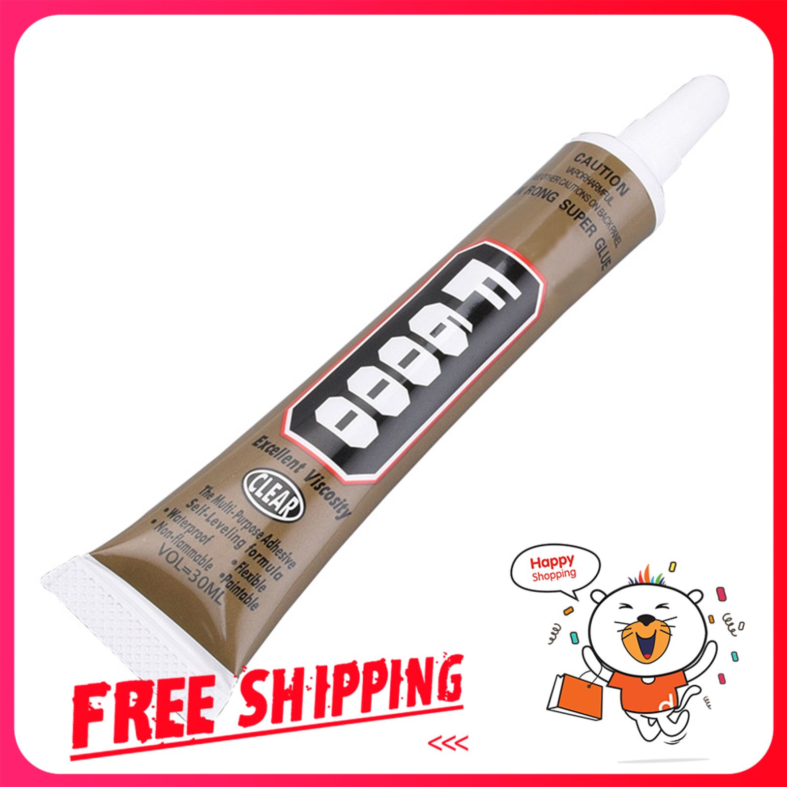 F6000 Rhinestone Adhesive Safe Water-proof Rom-able Universal Adhesive Glue for Masonry