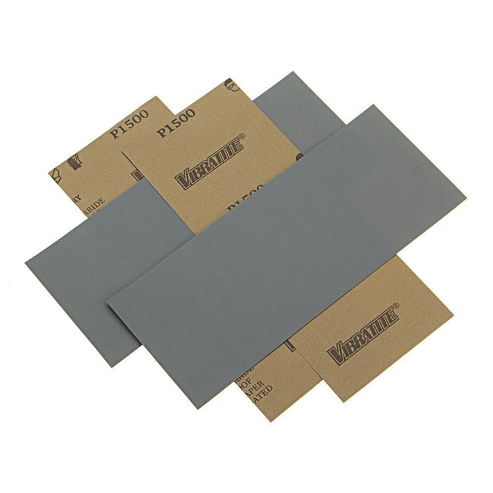 HILDA 50pcs 230x93mm 320/400/600/800/1000/1200/1500/2000Grit Dry Wet Amphibious Sand Sandpaper Suits