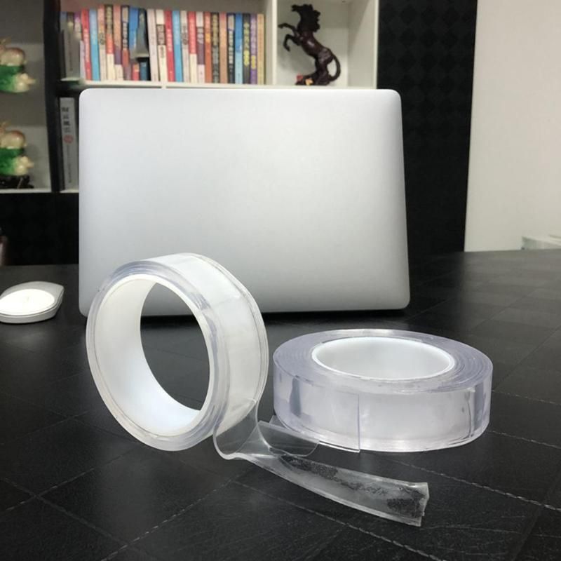 1/3/5M Multifunction Nano Tape No Residue Non-slip Stickiness Gel Grip Tape Universal Sticker Indoor Outdoor Washable Recyclable