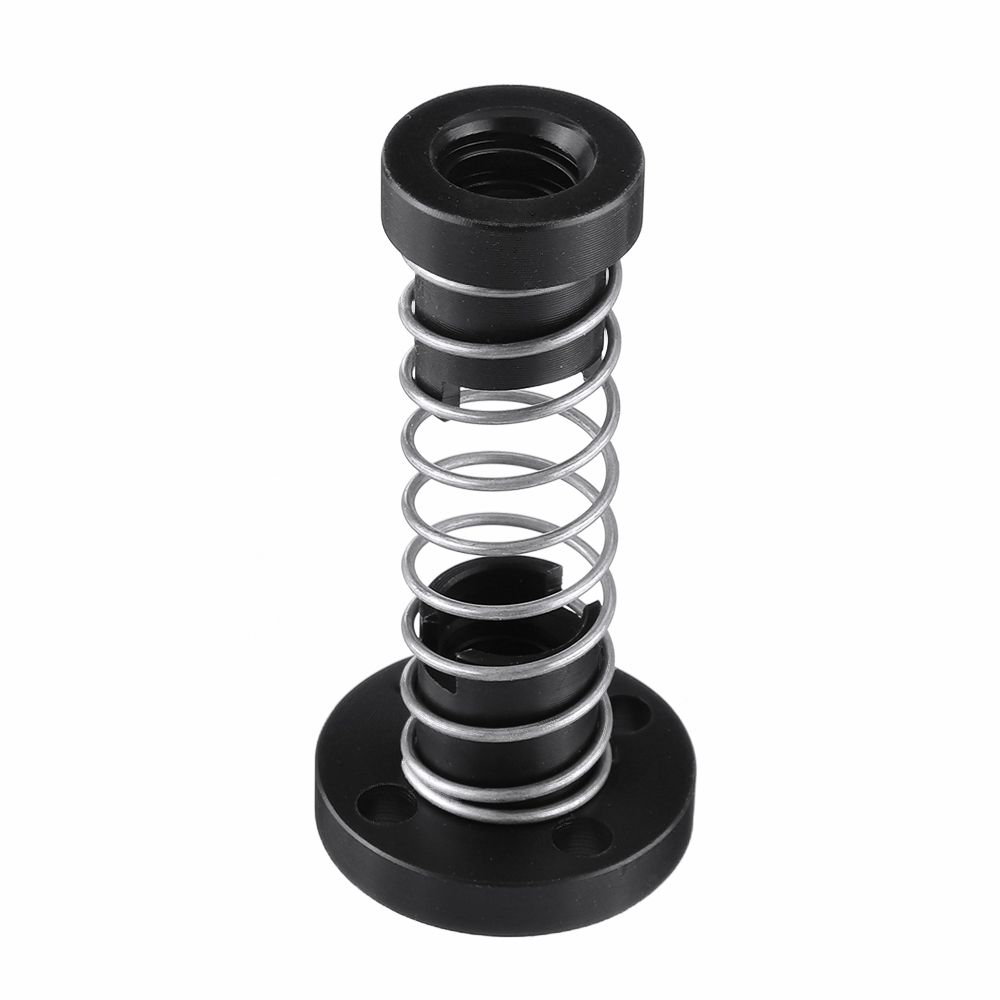 2mm/4mm/8mm 3D Printer T8 POM Anti Backlash Screw Nut for Lead Acme Threaded Rod Eliminate The Gap Spring DIY CNC Accessories - 8mm