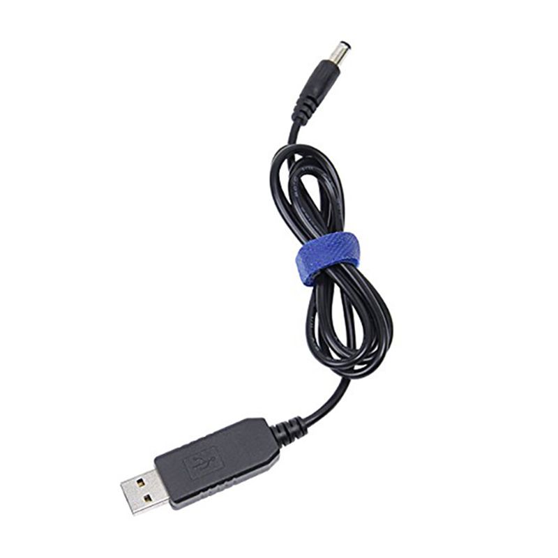 USB to DC Cable , USB to DC Convert Cable 5V to 9V Voltage Step-Up Cable 5.5x2.1mm DC Male 1M