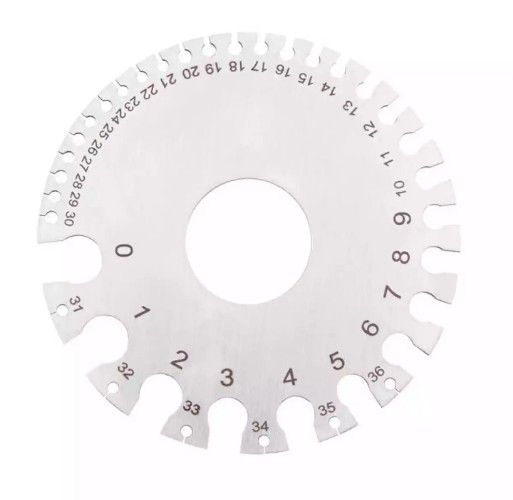 Stainless Steel SWG Wire Gauge Measure Thickness & Sheet MM