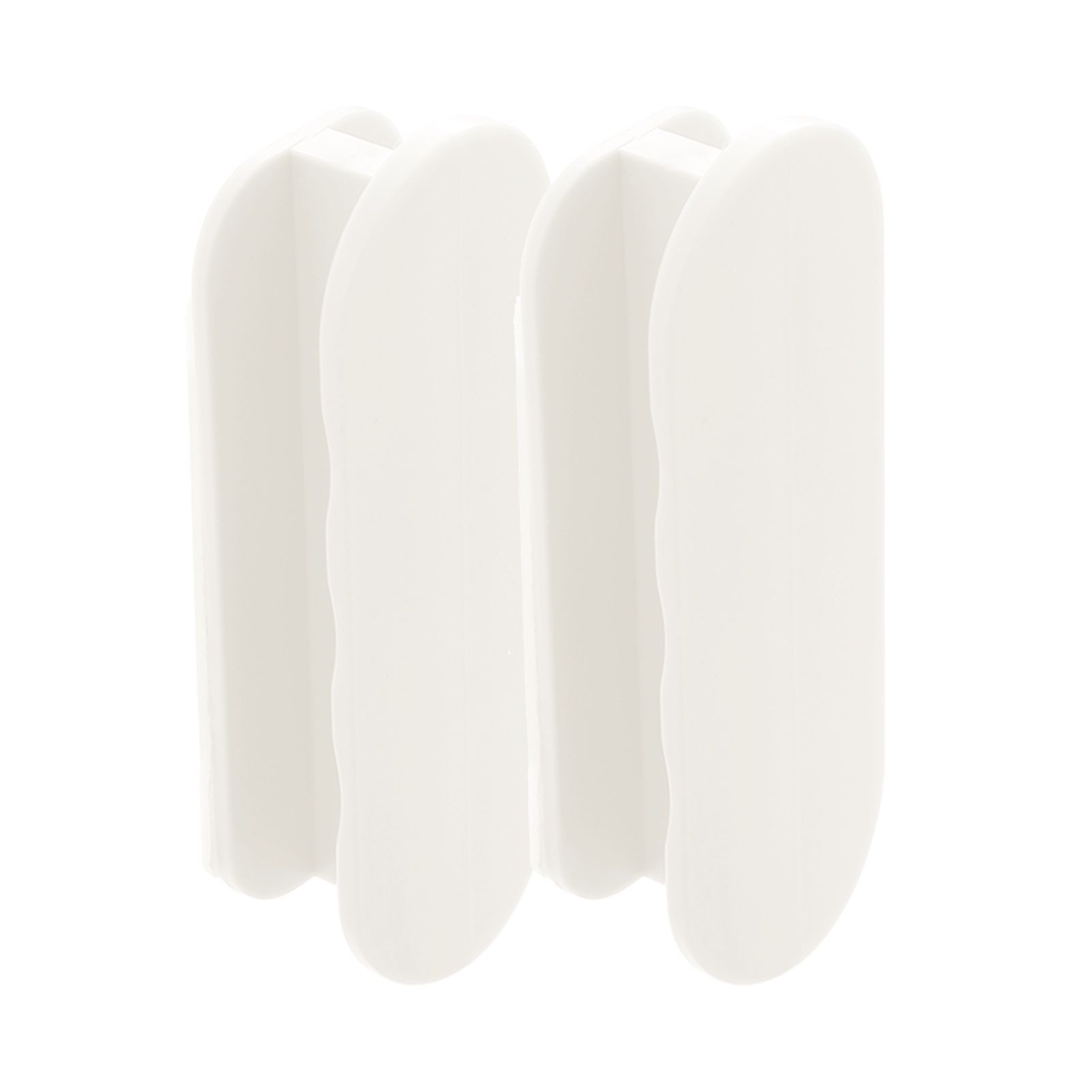 2Pcs Comfortable Grip Cabinet Handle Convenient ABS Minimalist Design Door Handle for Bedroom