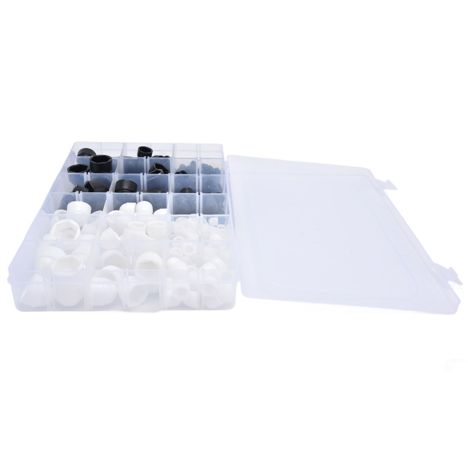 300Pcs Hex Nut Cover Screw Assortment Kit M4 M5 M6 M8 M10 M12 6 Size