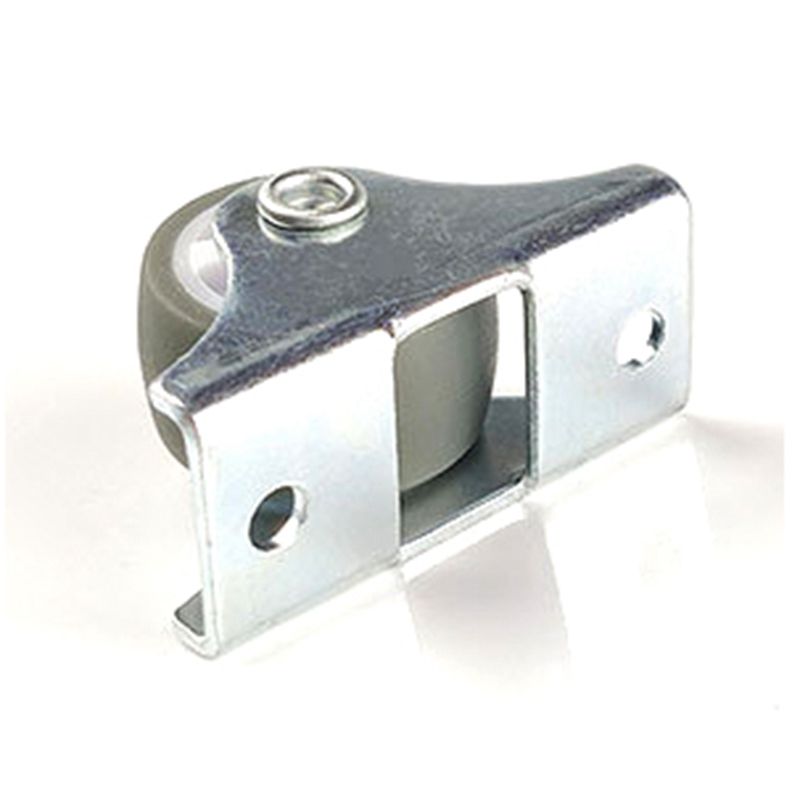 8PCS TPE Caster Wheels Duty Fixed Casters with Rigid Non-Swivel Base Ball Bearing Trolley Wheels Top Plate 1 Inch