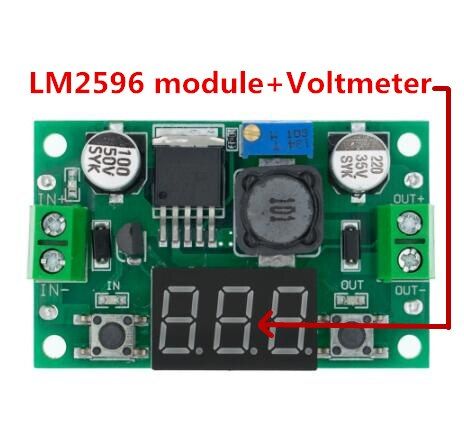 LM2596 Power Converter Step Down Module LM2596S DC-DC 1.5V-35V adjustable step down power Supply module 3.3V/5V/12V/24V