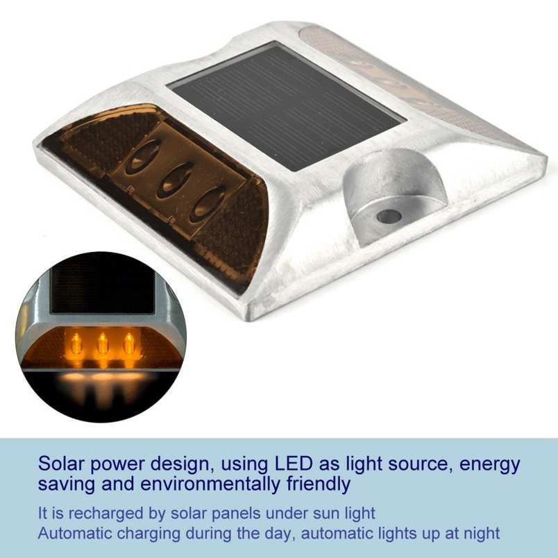 400-500Lux street lighting solar ground LED 6 x 5mm super bright outdoor garden fog lights