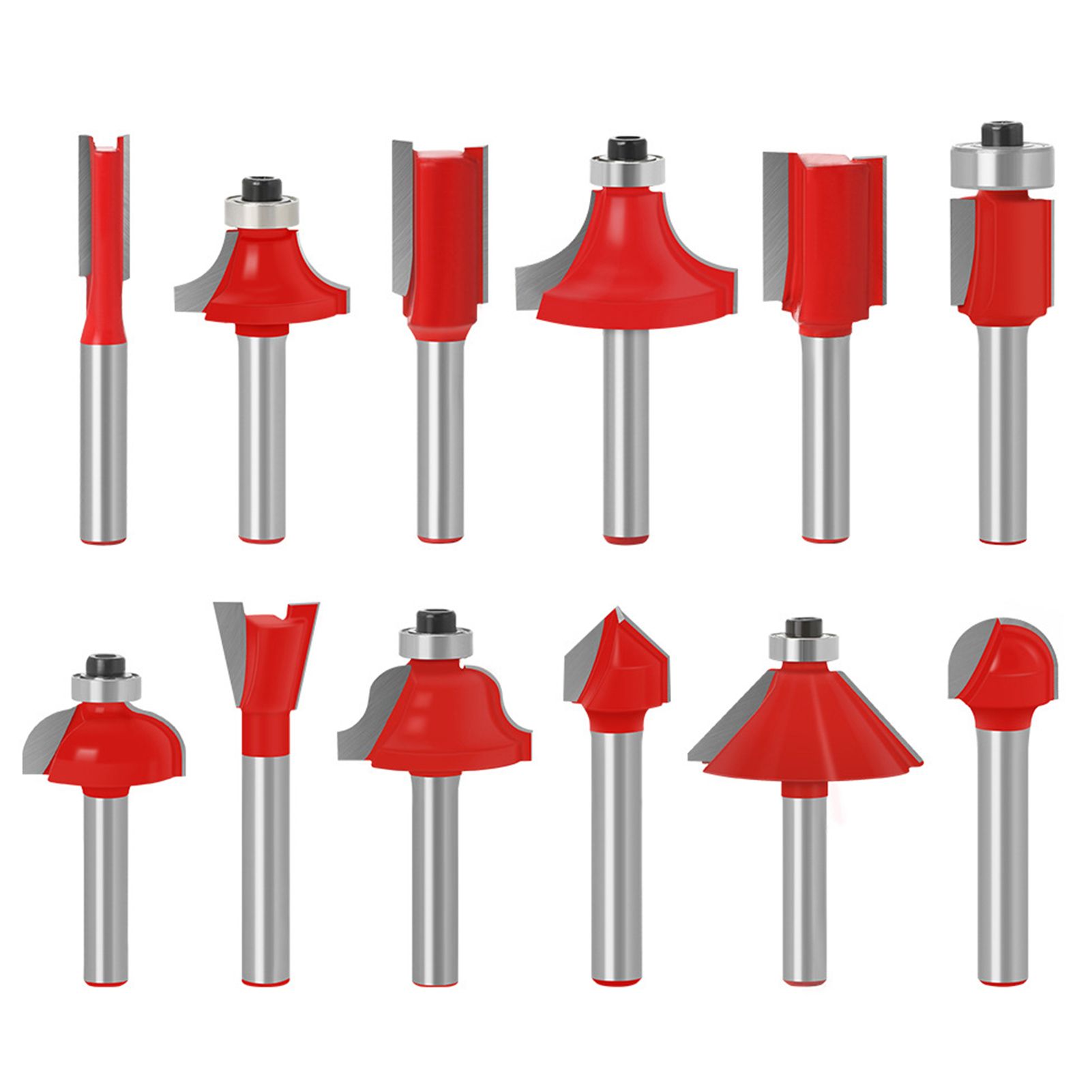 Woodworking Cutter Round Shank Sharp Sturdy Wood Milling Cutter