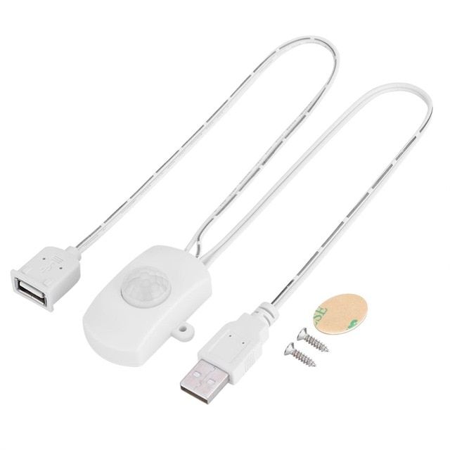 DC 5V/12V/24V USB Human Motion Sensor Detection Switch LED Light with Automatic Human Infrared Motion Sensor Switch