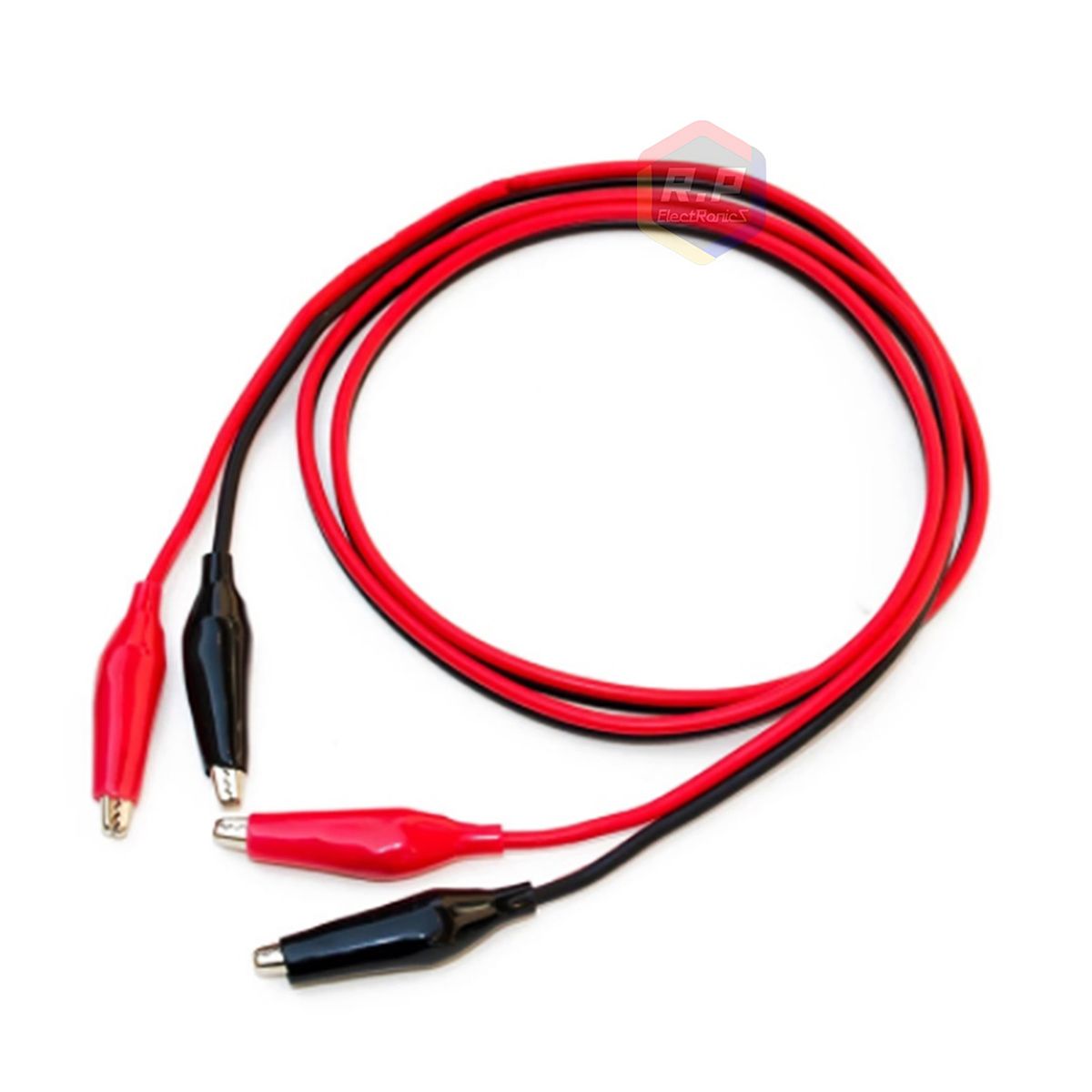 Crocodile Clips Electrical Insulated Wire Multimeter Test Leads Set Alligator Clip Clamps Double Ended Voltage Tester Cable