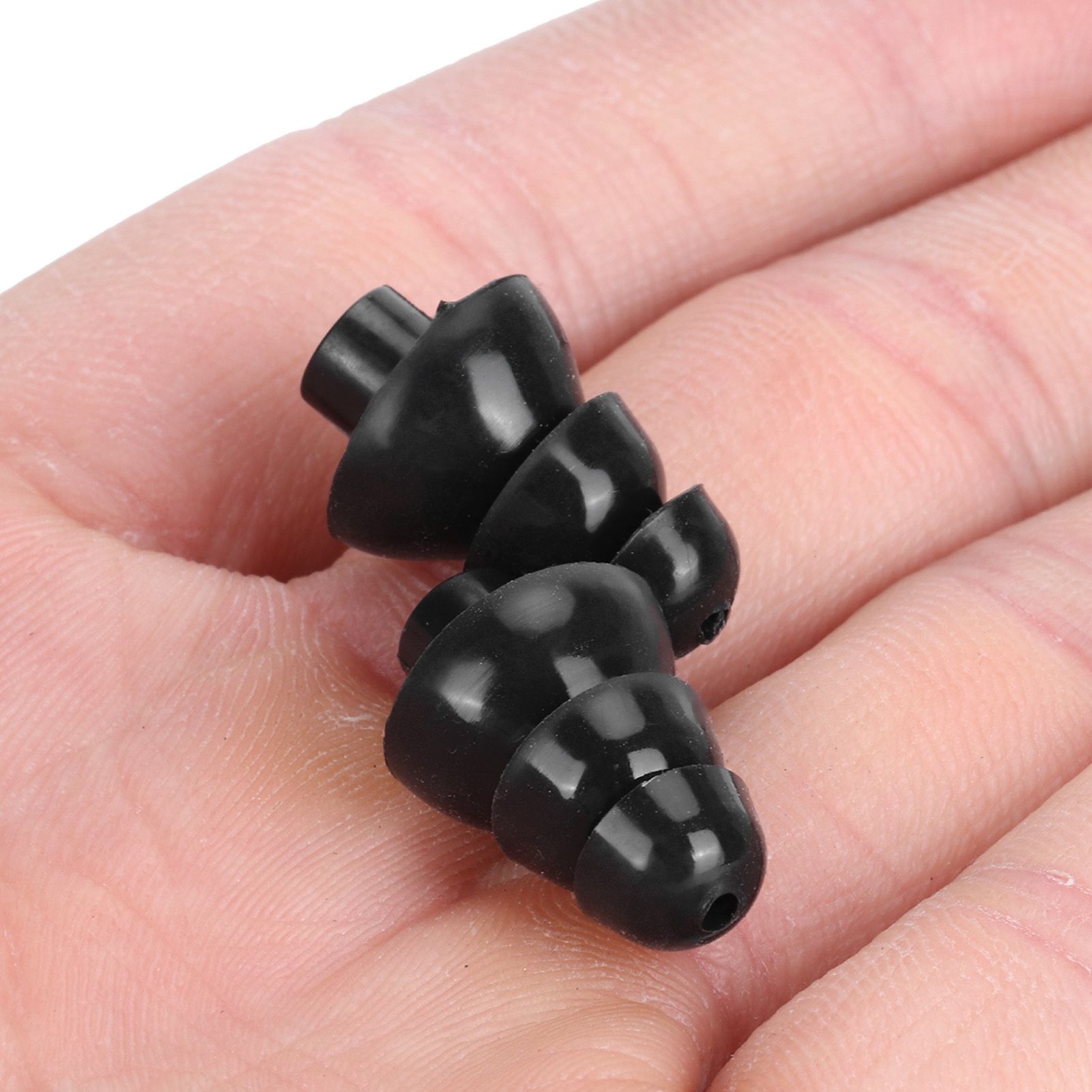 Black Ear Plugs Reusable Noise Reduction Waterproof Swimming Earplugs With Fi FS