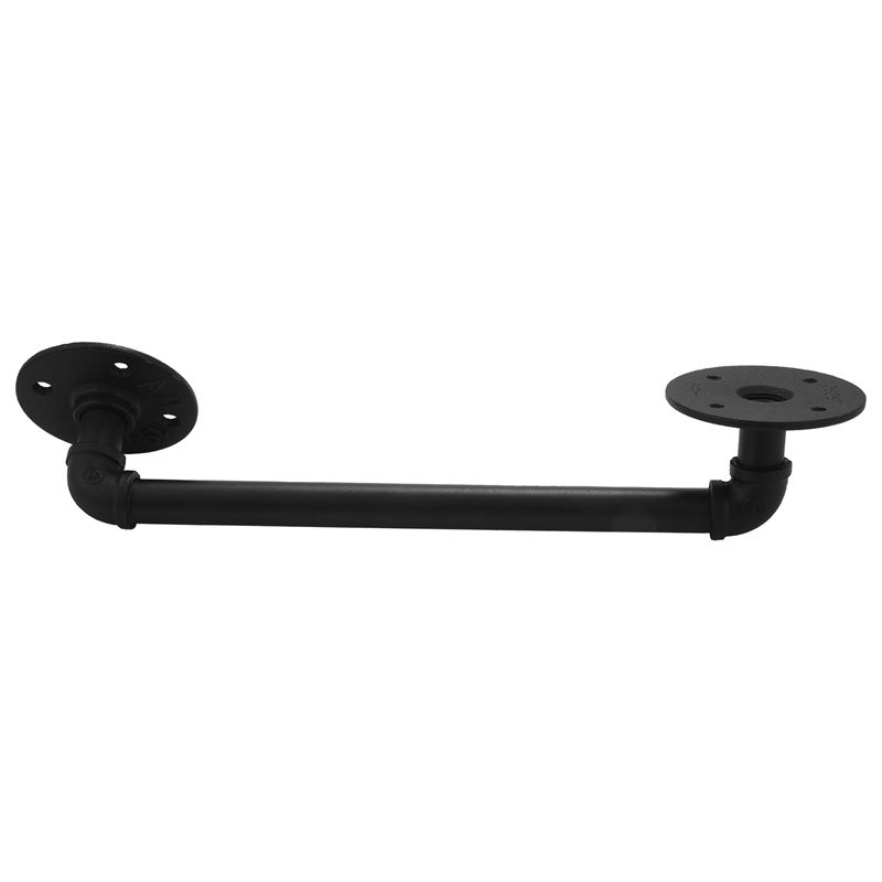 15 Inch Pipe Industrial Style Black Barn Door Handle for Sliding Barn Door Gates Garages Sheds Furniture