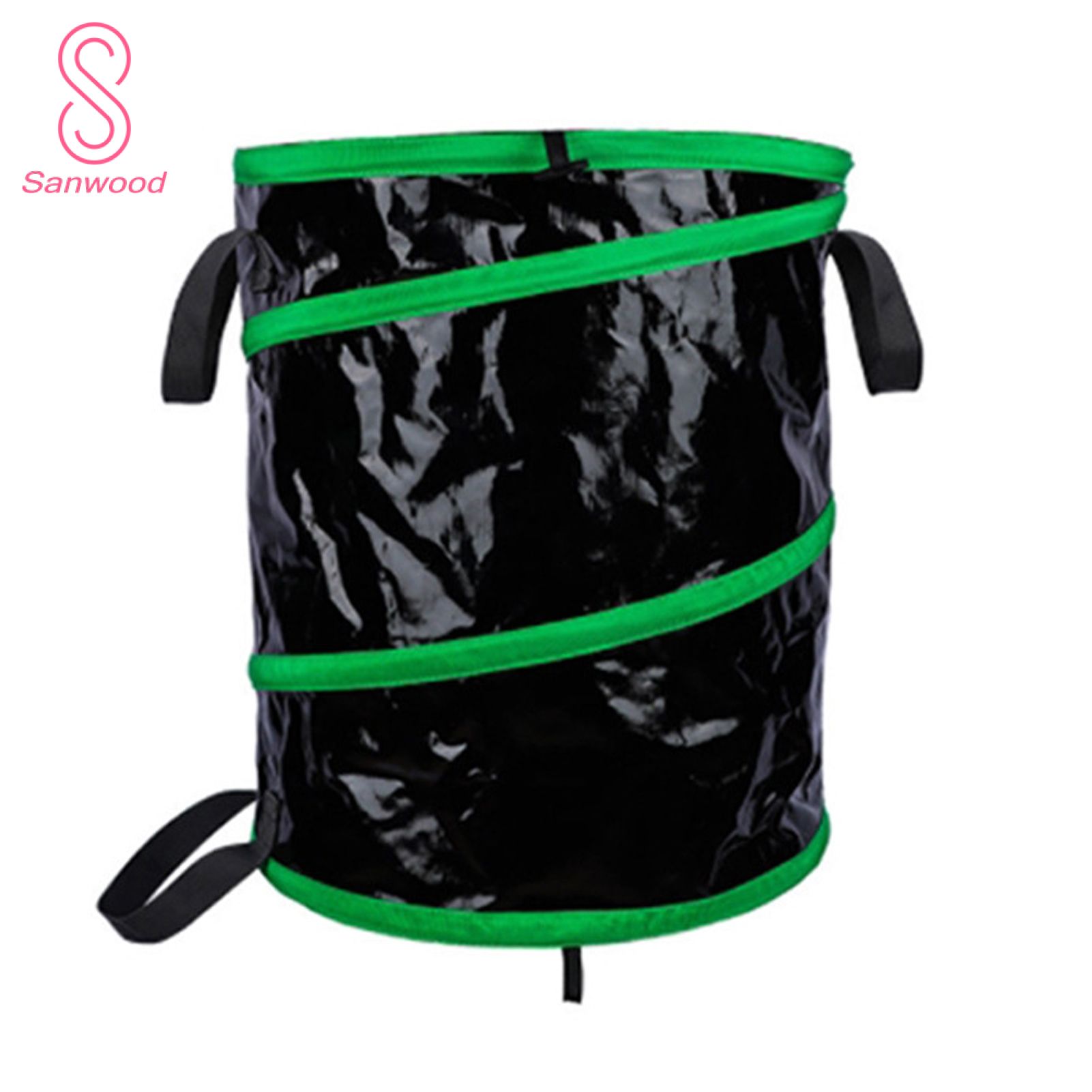 Gardening Trash Bag Reusable Collapsible Leaf Gardening Bags with Reinforced Handles