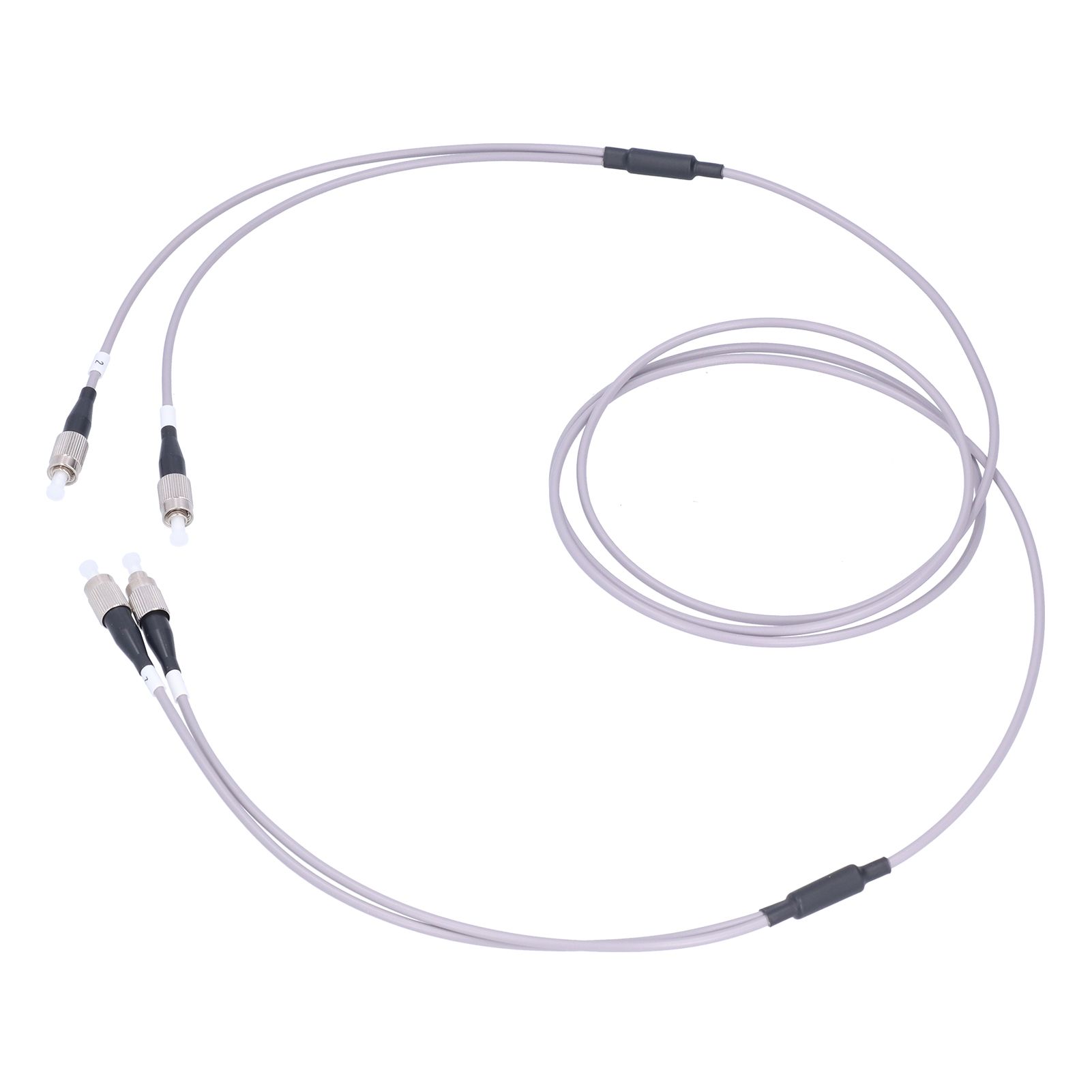 Optical Fiber Patch Cord Strong Tensile Performance Armored Jumper Stable Dual Core Multi Modes FC/UPC‑FC/UPC for Hazardous