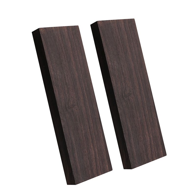 2 Pcs Black Ebony Lumber Wood Timber Handle Plate for Music Instents DIY Tools 3 8 Inch X 1 5 Inch X 5 Inch(null)