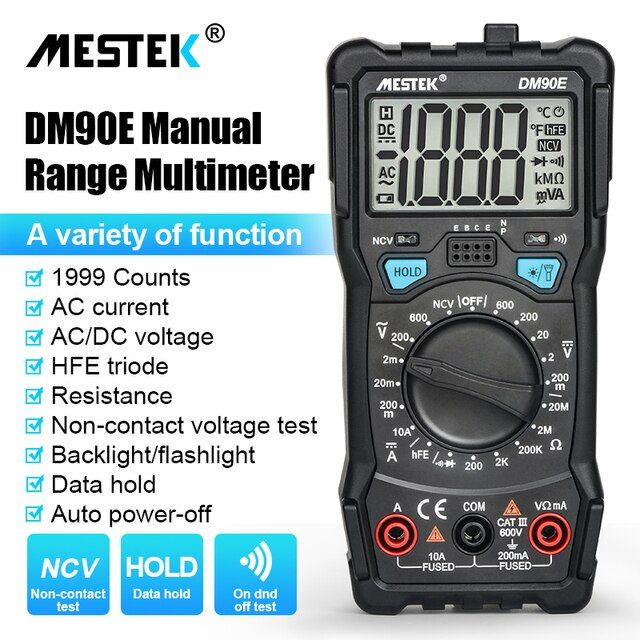 smart digital multimeter 6000 Counts automatic multimeter tester multimetro digital profesional usb tester mestek multitester