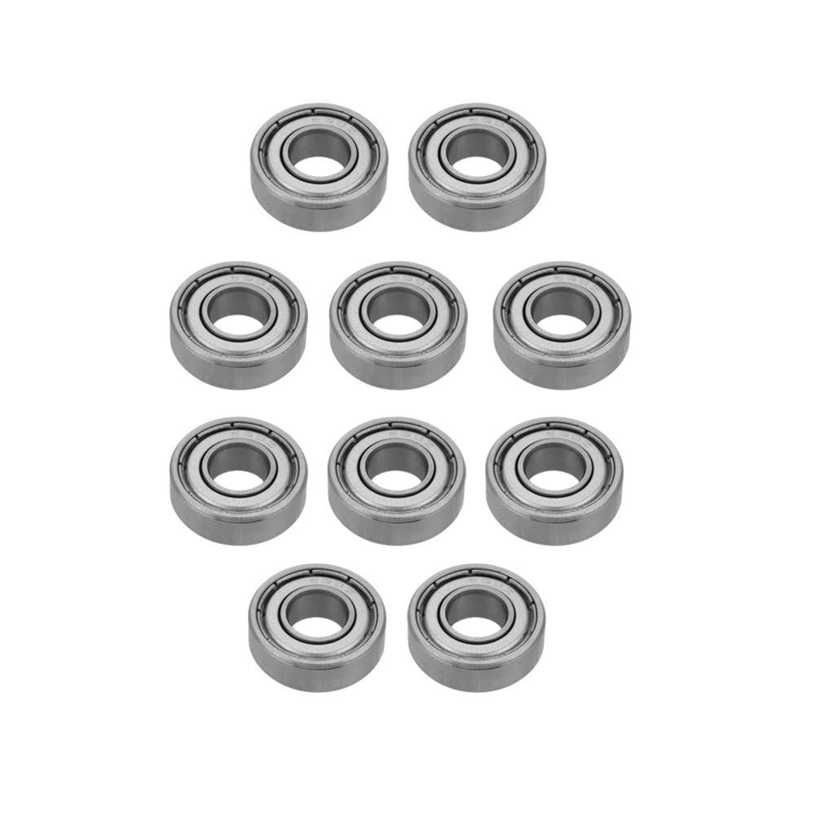 10 pieces 698ZZ bearings double shielded miniature steel ball Use for many different projects 8x19x6 mm