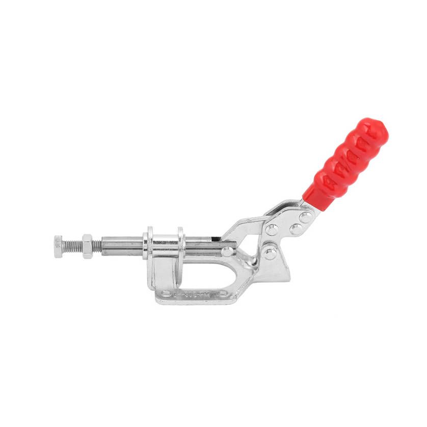 Horizontal Toggle Clamp Manual Piston Stroke Vertical Riveting Welding for