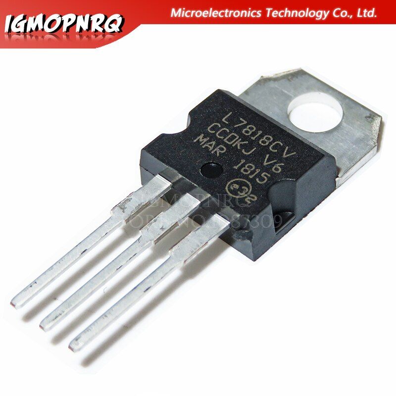 10pcs L7818CV L7818 7818 LM7818 MC7818 TO-220