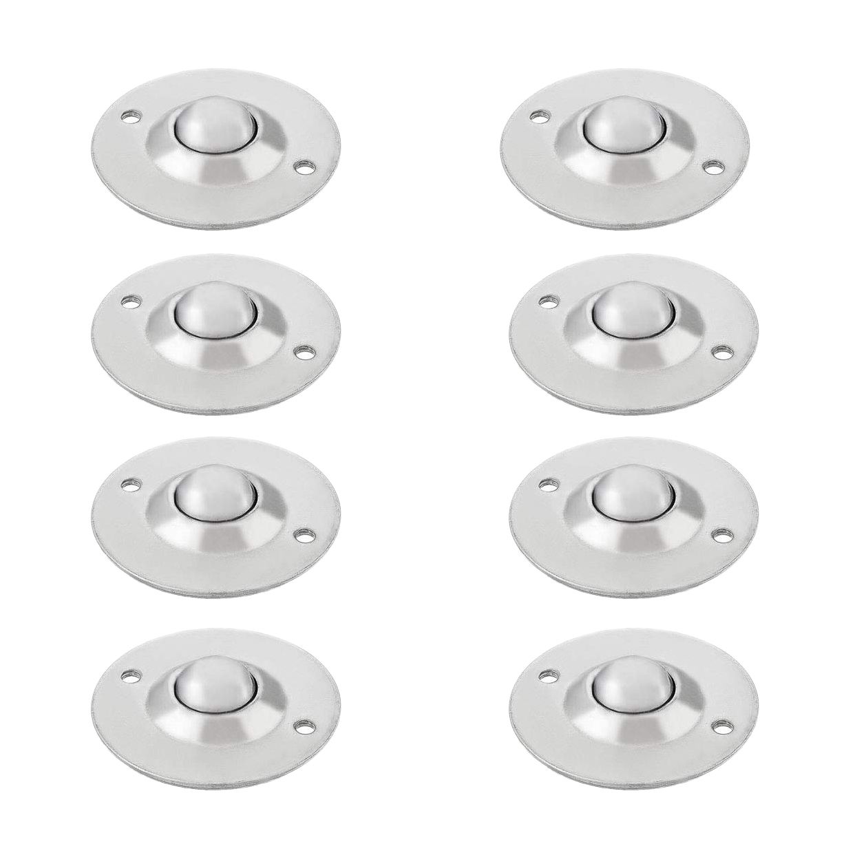 8Pcs CY-16B 5/8-Inch Bearing Steel Roller Ball Flange Conveyor Transfer Unit