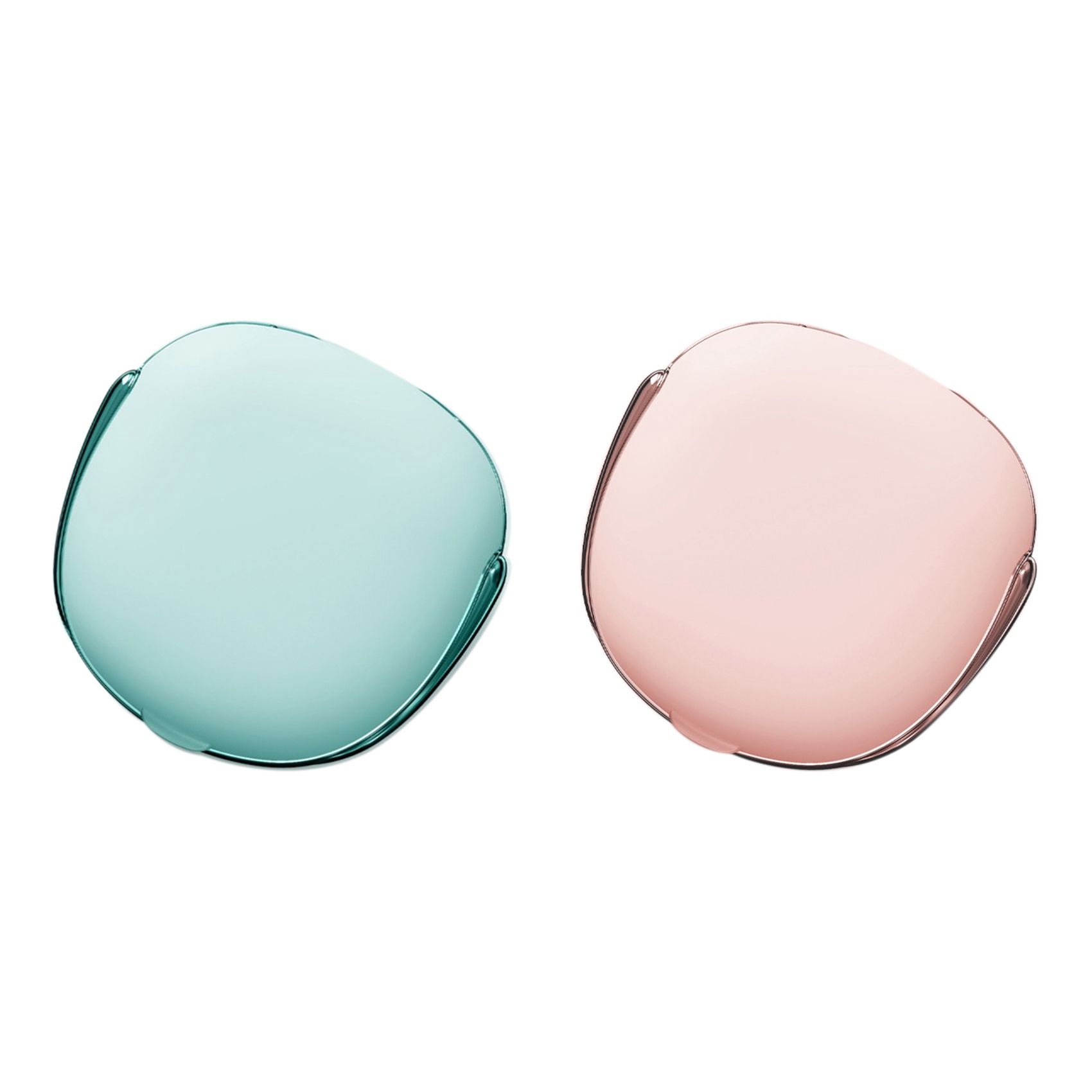 2set Cleaner Household Automatic Ultrasonic Cleaner Washer Glasses Lenses Box Contact Lens Cleaning Machine Green & Pink