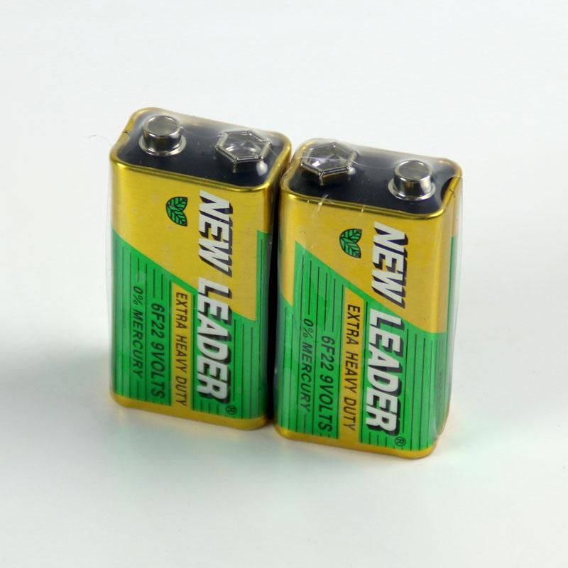9V Battery New Leader - 2 Pcs