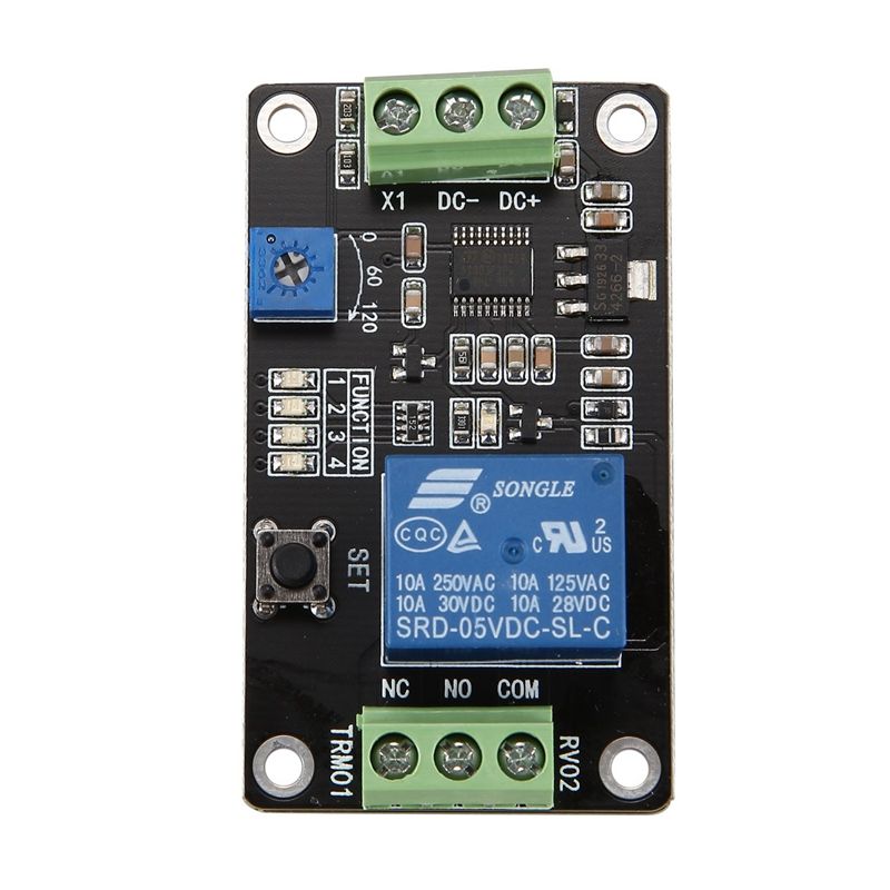 24V TRM01 Time Delay Relay Module / Self-Locking / Delay Switch / Power-on Delay Pull-in / Disconnect / Super 555 Timer