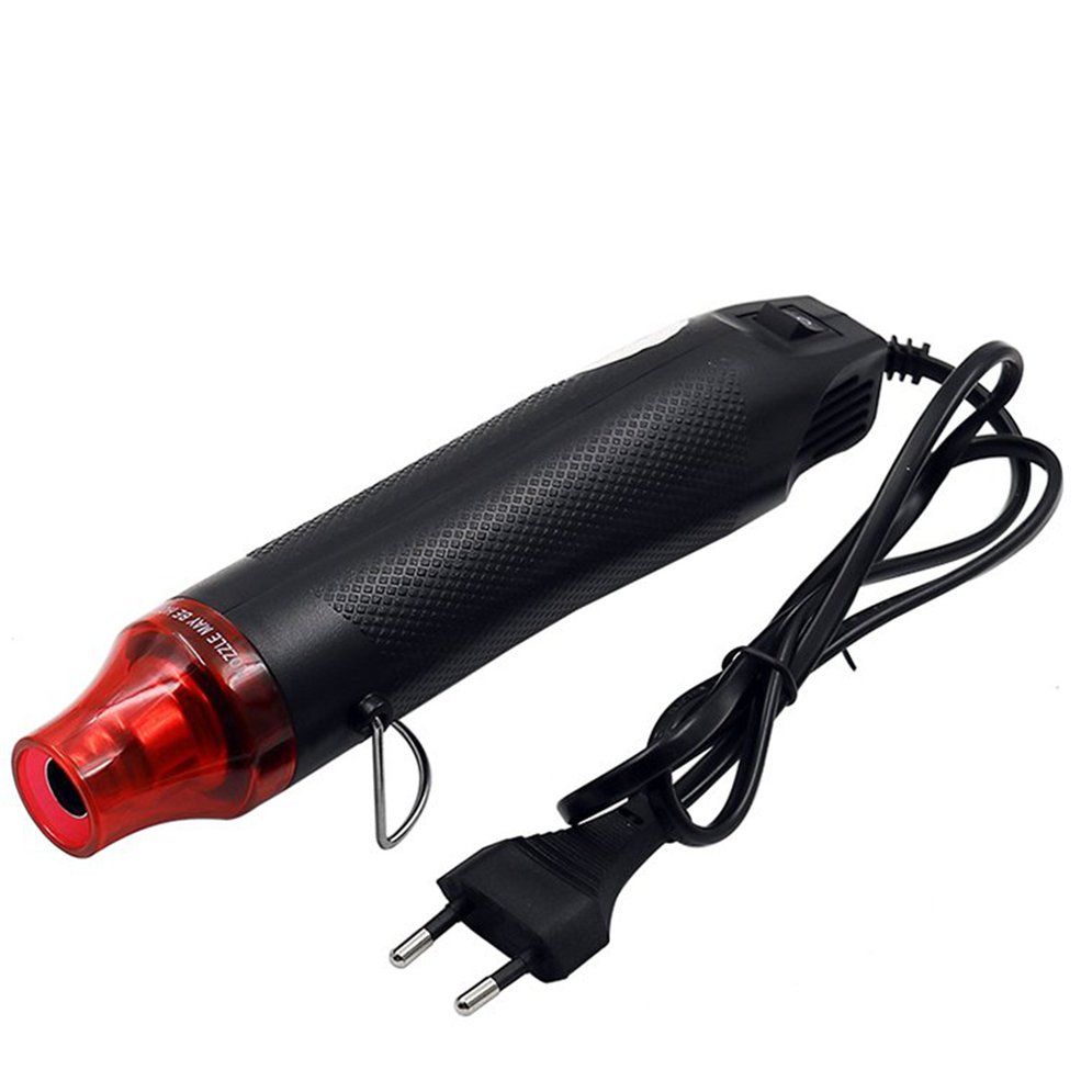 Practical DIY Heat Tool Electric Power Tool Hot Air 300W Tature Machine - Black EU