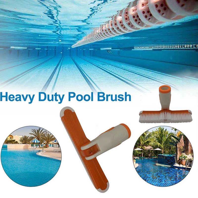Swimming Pool Brush Pool Floor Wall Cleaning Tool Pool Broom Algae Remover Scrubber Hot Spring Pools Cleaning Brush Cleaning Accessories