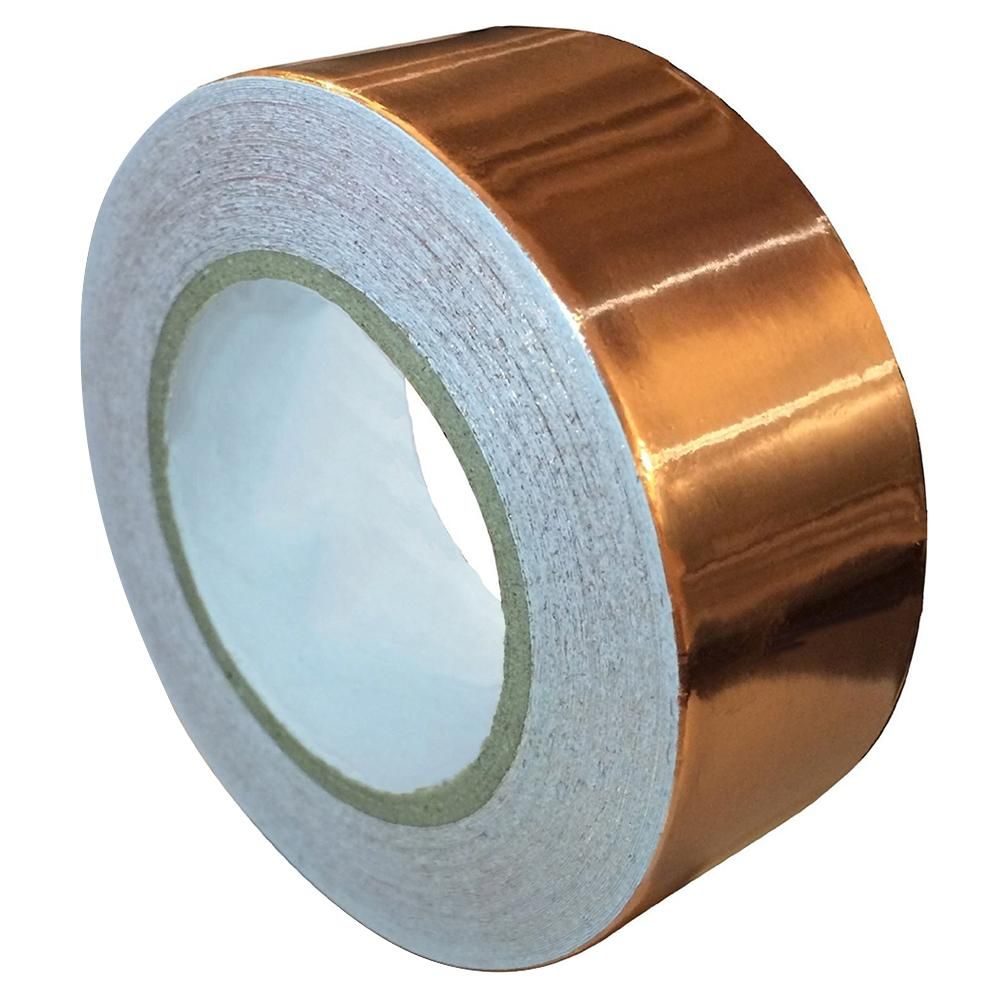 Copper Foil Tape With Conductive Adhesive Home Improvement Function For Shielding Guitar 6mm 25mm 50mm for Choose