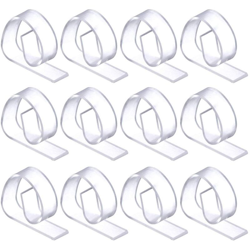 Transparent Plastic Tablecloth Clips-Tablecloth Clips, Clips for Family Parties and Picnics, Set Of 50