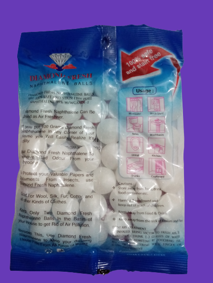 Naphthalene Balls White - 40 Pcs