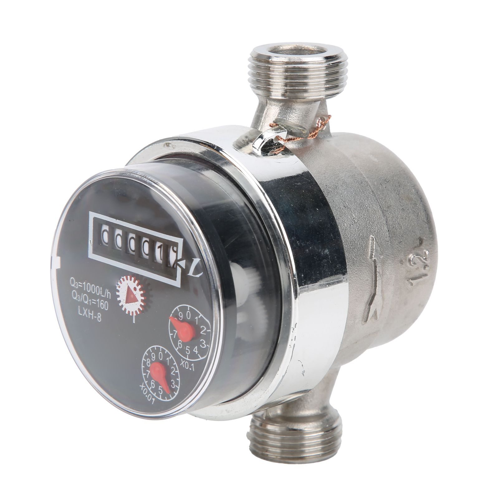 LXH‑8 1/2 Cold Water Meter Highly Sensitive Remote Gauge 1.0MPa