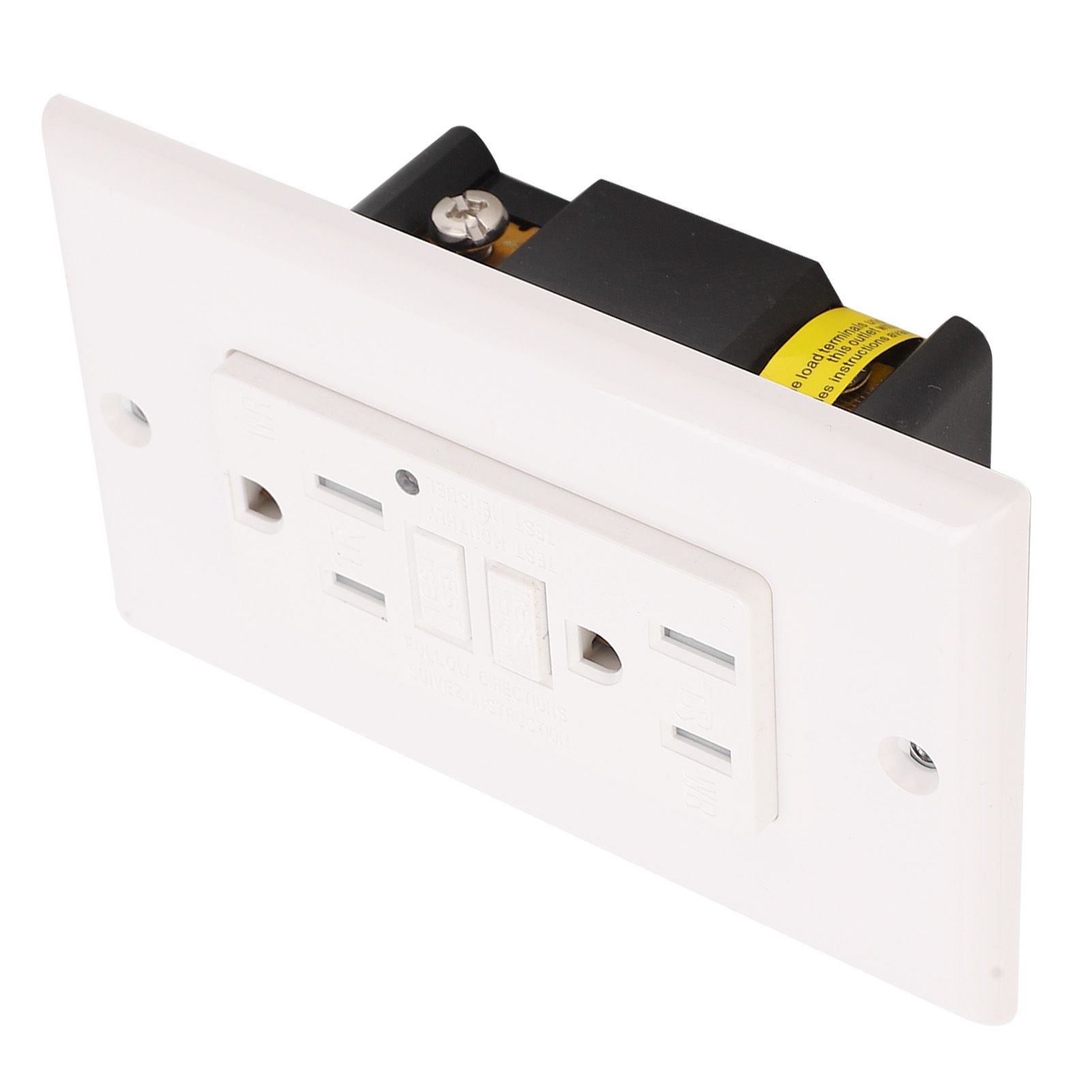 LD-3008C Smart Leakage Socket US Standard GFCI Guard Switch Outlet AC125V 15A