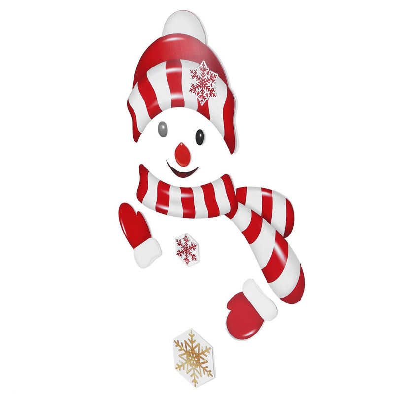 Christmas Refrigerator Stickers Funny Decal PVC Waterproof Decor For Fridge Door