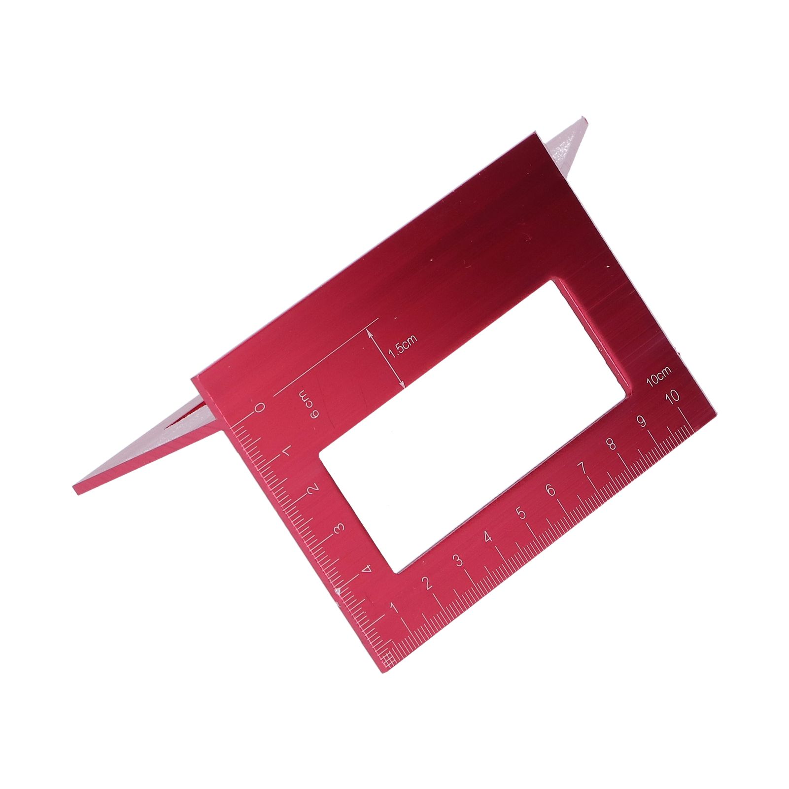 Angle Measuring Tool Aluminium Alloy 45°/90° T Gauge for Woodworking Engineers Crafts
