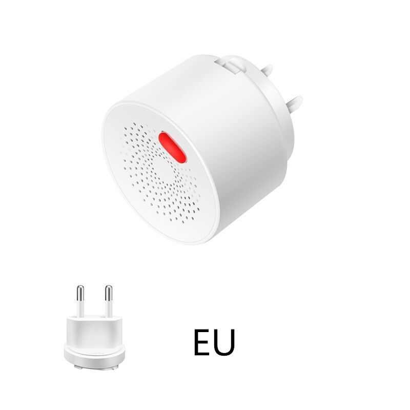 Wifi Smart Gas Leak Detector Combustible Propane Butane Methane Natural Gas Safety Alarm Sensor Warning EU US UK Plug Smart Home