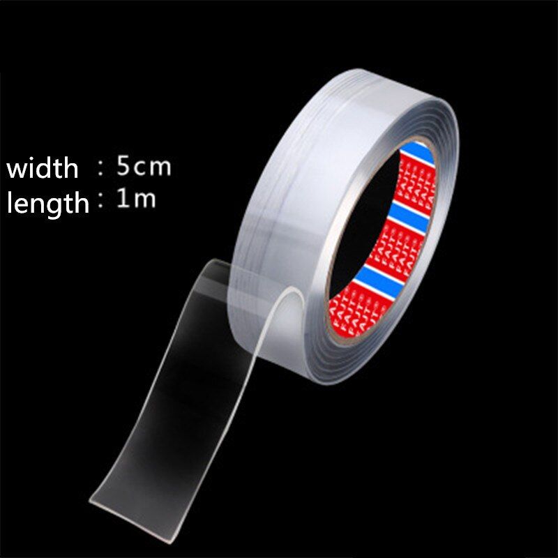 Washable Transparent Nano Magic Tape Double-sides Adhesive Tape Sticker Traceless Waterproof Electical Tape Tool For Home Repair