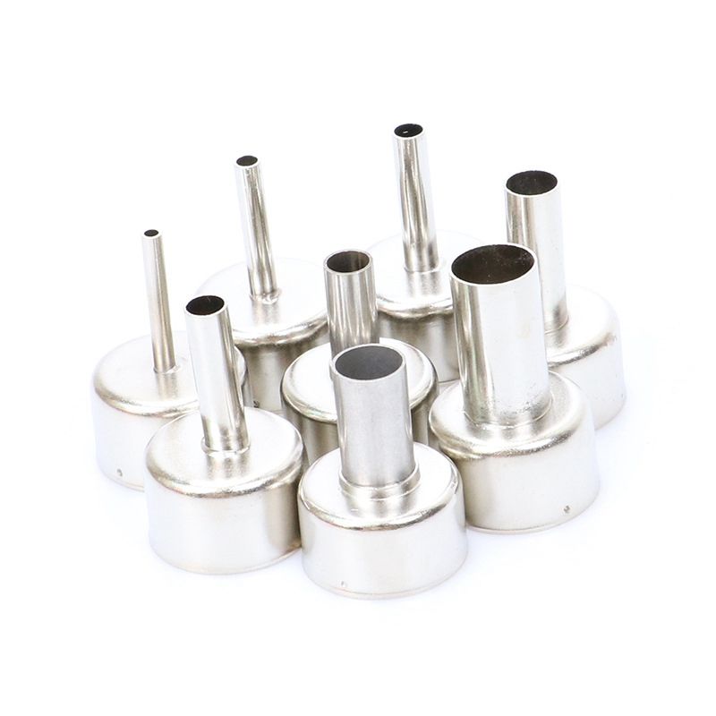 8 Psc Hot Air Nozzle for Station 8858 Digital Hot Air Blower BGA Rework Solder Station